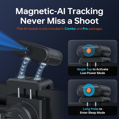 Zhiyun Smooth 5S AI Combo Gimbal Stabilizer with AI Tracking Phone Stabilizer - Picture 7 of 12