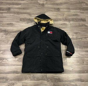 Tommy Hilfiger Pile Flanella Foderato Bandiera Giacca S | eBay