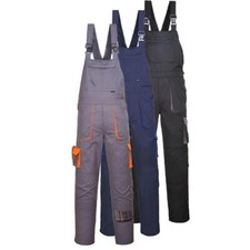 Portwest Texo Contrast Bib and Brace Machine Washable TX12