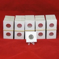 Cardboard 2x2 Coin Holder Mylar Flips for Quarters 24.3mm or .956", Qty. 500