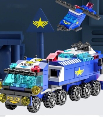 6 in 1 Building Blocks - Police | eBay
