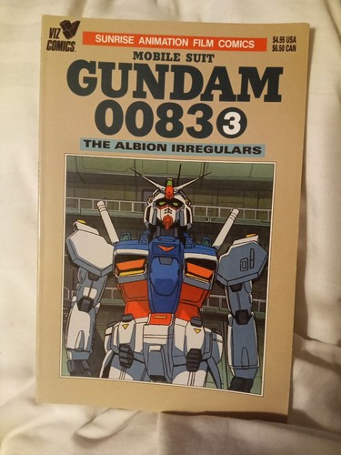 Graphic Novel MOBILE SUIT GUNDAM 0083 3 Sunrise Animation Film Viz Comics 1st