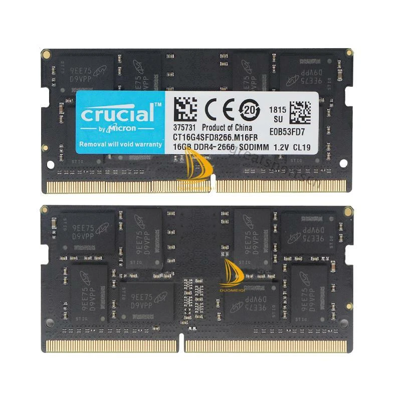 Crucial 16GB 2RX8 DDR4-2666V PC4-21300 1.2V NON-ECC SODIMM Laptop Memory RAM 16g - Image 3 of 3
