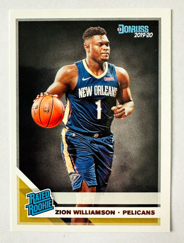 2019-20 Donruss Zion Williamson RC #201 Pelicans Rated Rookie! - Bild 1 von 3