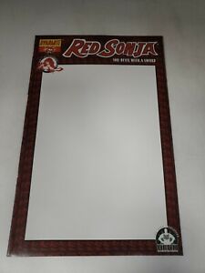 Red Sonja #25 Blank Convention Sketch variant nm 2005 Dynamite combine ship