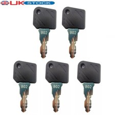 5 X 802 Ignition Key for Linde Forklift E16 L12