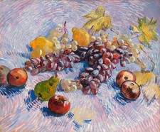 Grapes, Lemons, Pears, and Apples by Vincent van Gogh Art Print