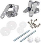 1Set Zinc Alloy Bathroom Seat Toilet Lid Hinge With Screw Fittings Replacement 
