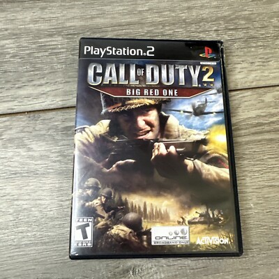 Call Of Duty 2 Big Red One (PlayStation 2 PS2) Black Label CIB COMPLETE ...