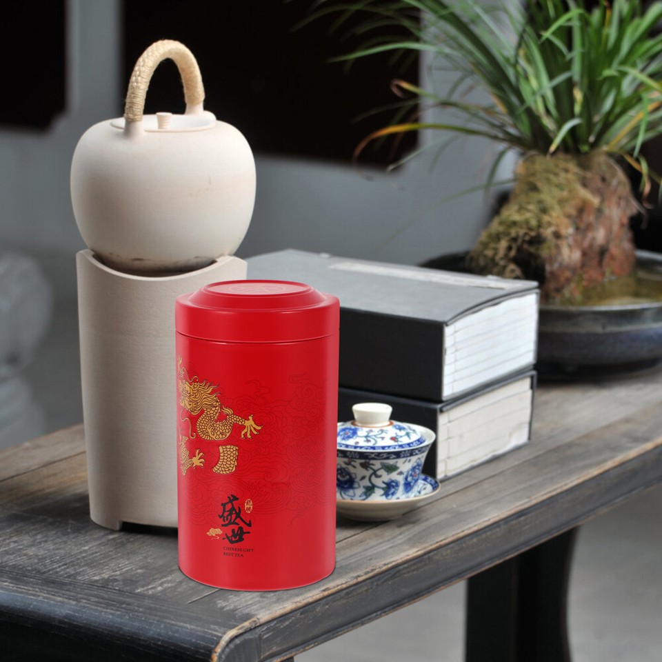 Metal Tea Jewelry Boxes Jar Candy Sealed Containers for Food Air Tight