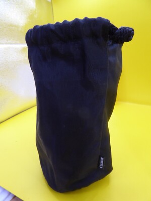Original Soft Kordelzug Canon Kamera oder Objektiv Etui Tasche weich 17cm x 9cm
