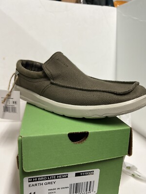 Sanuk Hi Bro Lite Hemp Earth Grey