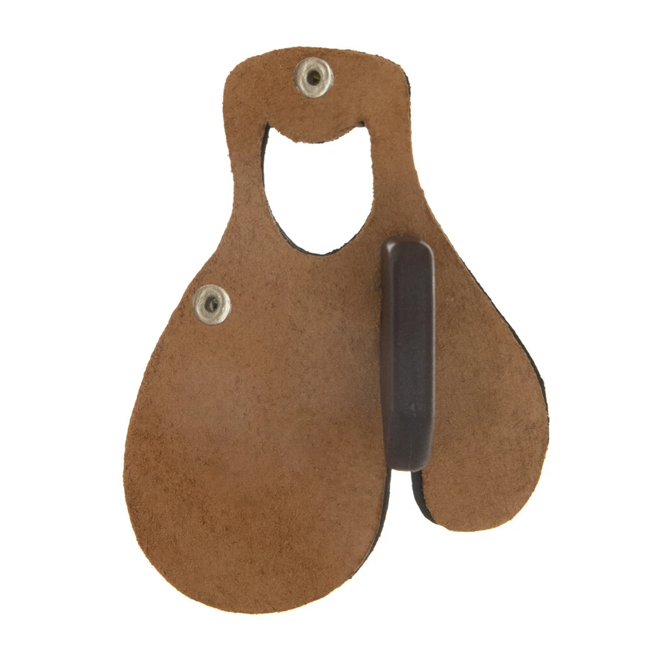 🏹 Октябрьская горная кожаная вкладка черная большая левая - первоклассное снаряжение для стрельбы из лука - Изображение 2 из 2