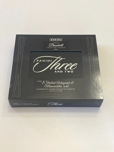 2023 PANINI THREE AND TWO BASEBALL Hobby Box (EMPTY BOX)