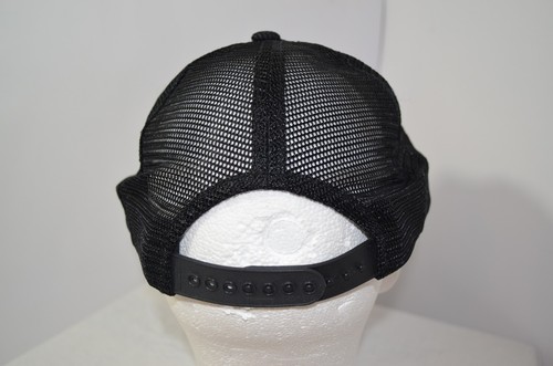 VTG Juneau Alaska Bald Eagle Snapback Corduroy Baseball Hat Cap Spellout Black - Picture 4 of 11