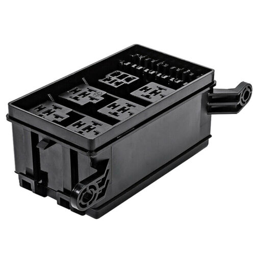Car 12-Slot Relay Box 6 ATC/ATO 6 Relays Standard Blade Fuses Holder Block:^lk - Picture 4 of 12