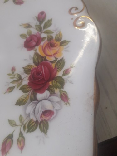 Duchess 9inch Bone China Sandwich Plate - Picture 2 of 4
