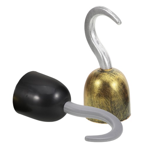 2 Pezzi Gancio Pirata Giocattolo Prop Halloween Costume Accessori - Foto 8 di 12