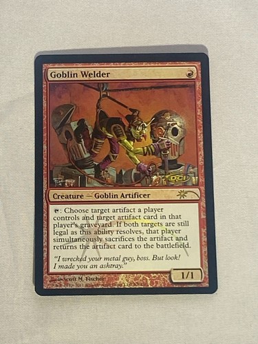 MTG JUDGE FOIL Goblin Welder Magic the Gathering