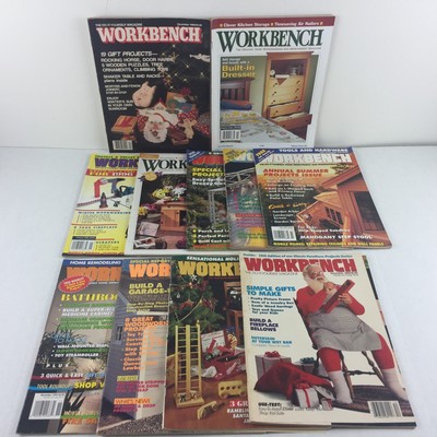 Workbench Do It Yourself Lot Of 11 Magazines Vintage 90 S