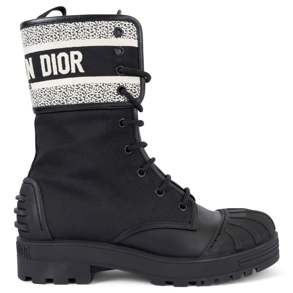 68648 auth CHRISTIAND IOR black 2023 D-Major Combat Boots 68648 auth CHRISTIAND IOR black 2023 D-Major Combat Boots