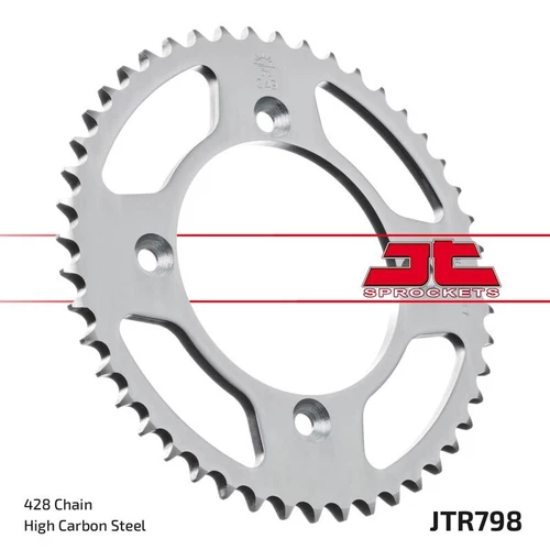 JT Steel Rear Sprocket 52T 52 Tooth YZ85 LW YZ80 1993-2023 RM80 RM85 L 1984-2023 - Bild 1 von 2