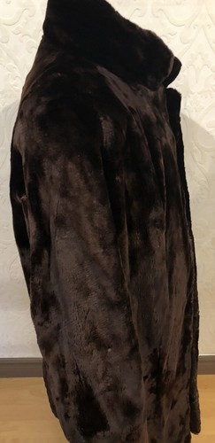 GENUINE SHEARED Vintage FUR COAT FOR MEN Like beaver Sz.XXL (46) n566 - Picture 2 of 5