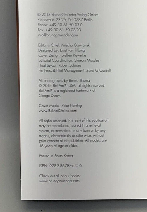 Maybe My Love by Bel Ami - Gay Male Photo Book - Hardcover - Image 3 of 3