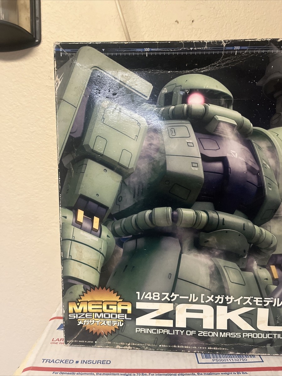 BANDAI 1/48 ZAKU II メガサイズ未開封 MS-06 Zaku II 1/48, Bandai Hobby Mega Size | eBay