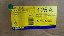 Square D Schneider EZM115-125 Series M01 Branch Device 125 A Max Branch 5 Meters