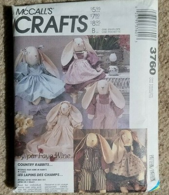 mccalls bunny pattern 3760