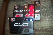 1 dz BRAND NEW 2020 Wilson Staff Duo Optix golf balls red New York Giants
