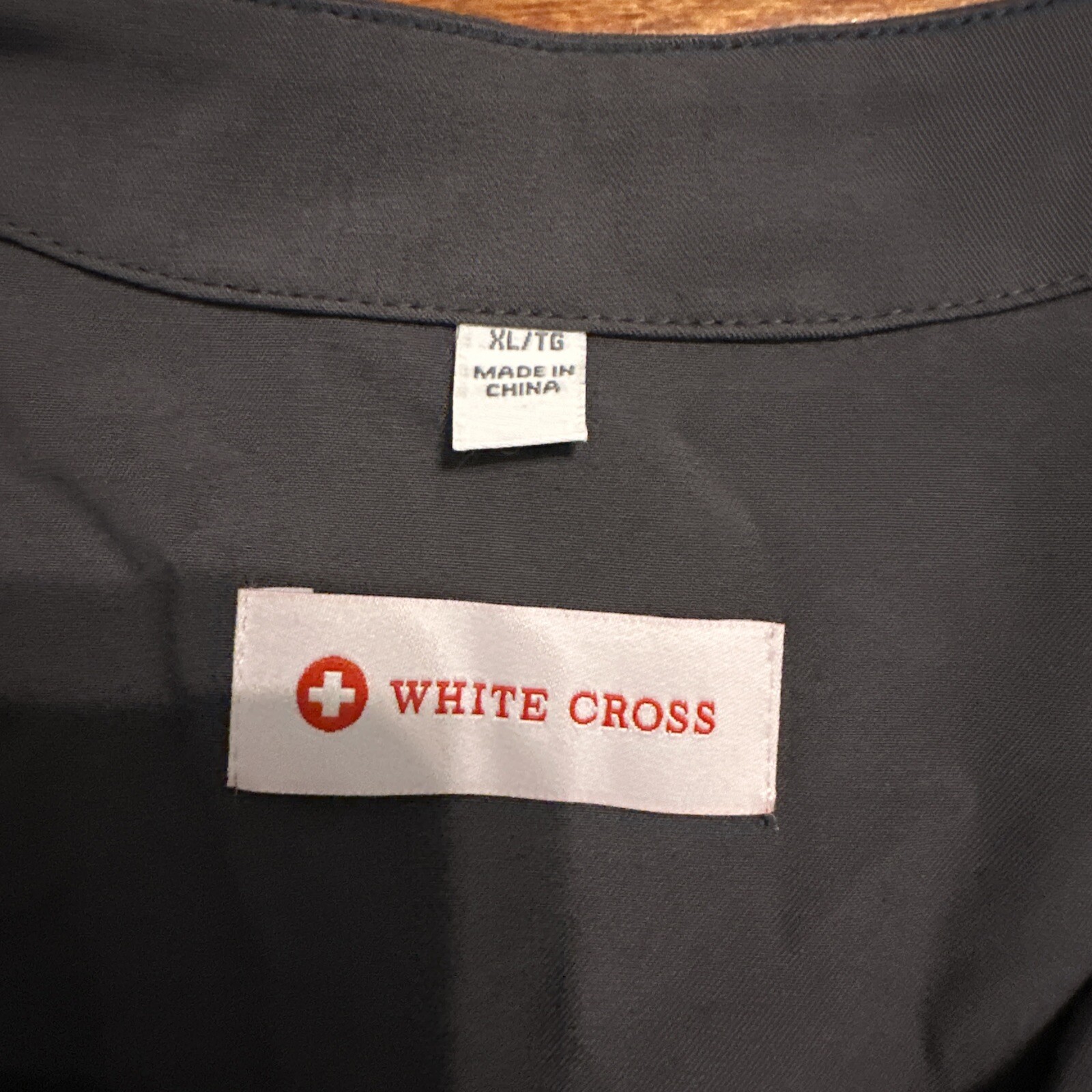 White Cross Marvella 2814 Women's Lab Coat w/ 2 Way Zipper 3/4 Sleeve Slate XL