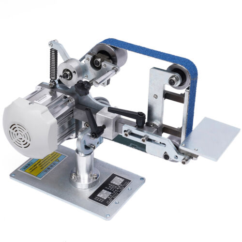 550W 1x30" Bandpolierschleifer mit Motor Bandschleifer vertikal/horizontal 110V - Bild 10 von 17