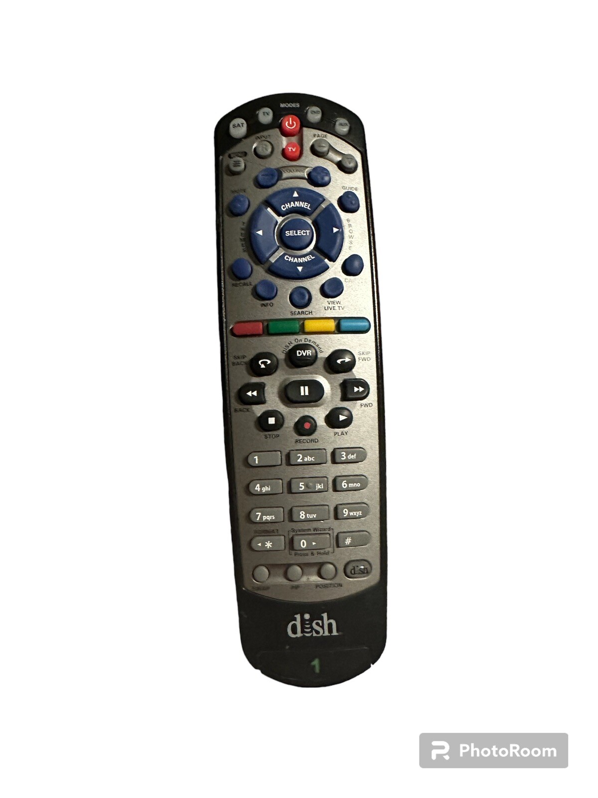DISH Network Remote Control 180546 TV 1 20.1 IR UHF PRO Echostar ...