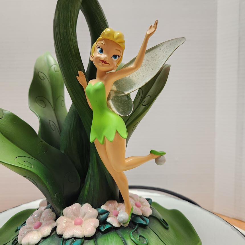 ティンカーベル　ランプ　ライト　ディズニー　置物　フラワー　花　レア　フェアリー ティンカーベル ランプ ライト ディズニー 置物 フラワー 花