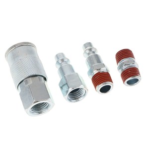 Connecter Set 1//4/" NPT Universal Female Male Air Quick Coupler