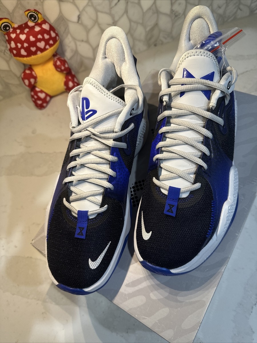 Nike PG 5 PlayStation 5 Racer Blue Paul George Basketball Sneakers