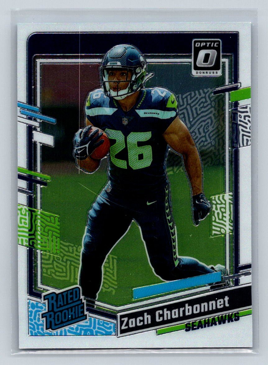 2023 Donruss Optic #294 Zach Charbonnet