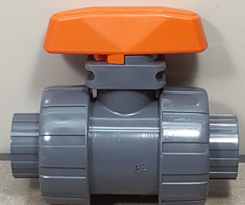 PVC Socket/FNPT x Socket/FNPT Ball Valve, Tee, 3/4" Pipe Size This item is new, - Picture 11 of 12
