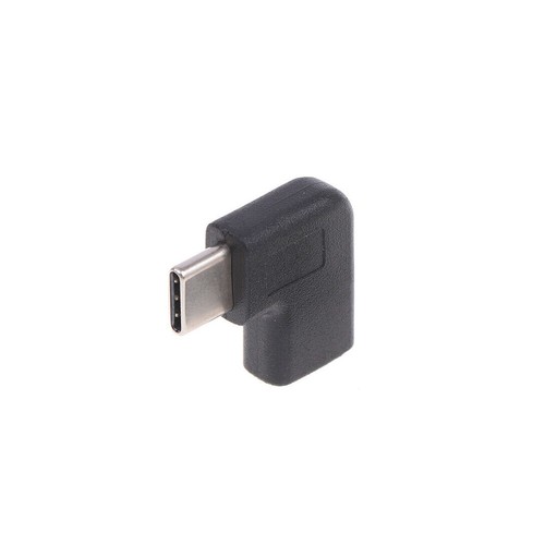 Right Down Angle 90 Degree USB 3.1 Type C Male To Female USB-C Adapter Converter - Picture 12 of 14