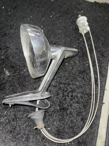 Vintage 1950's 1960' Chrome Mirror Unknown Fits AA107