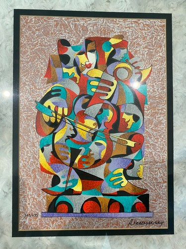 Krasnyansky, Anatole - Interlude - 2007 11" x 7 7/8"" serigrafia edizione limitata - Foto 4 di 6