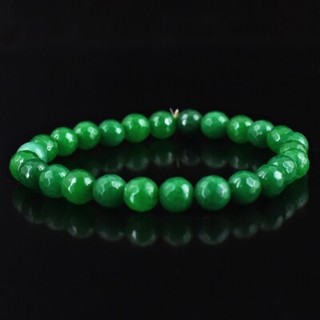 86 Cts Wonderful Green Emerald Beaded Awesome Stretchable Bracelet VK 49 E579