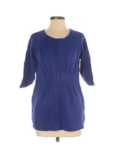 Anthropologie Moth Purple Wool Angora Zip Front Dolman Cardigan Sweater XS New