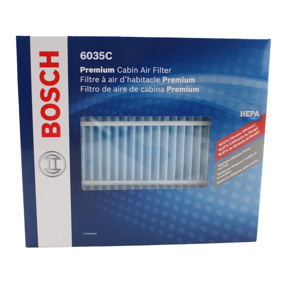 For Audi Q7 Porsche Cayenne VW Touareg Cabin Air Filter Bosch Hepa 6035C - Image 4 of 4