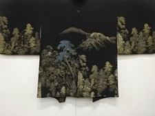 7679755: JAPANESE KIMONO JAPANESE ANTIQUE HAORI / TAISHO ROMAN STYLE / SILK / UR