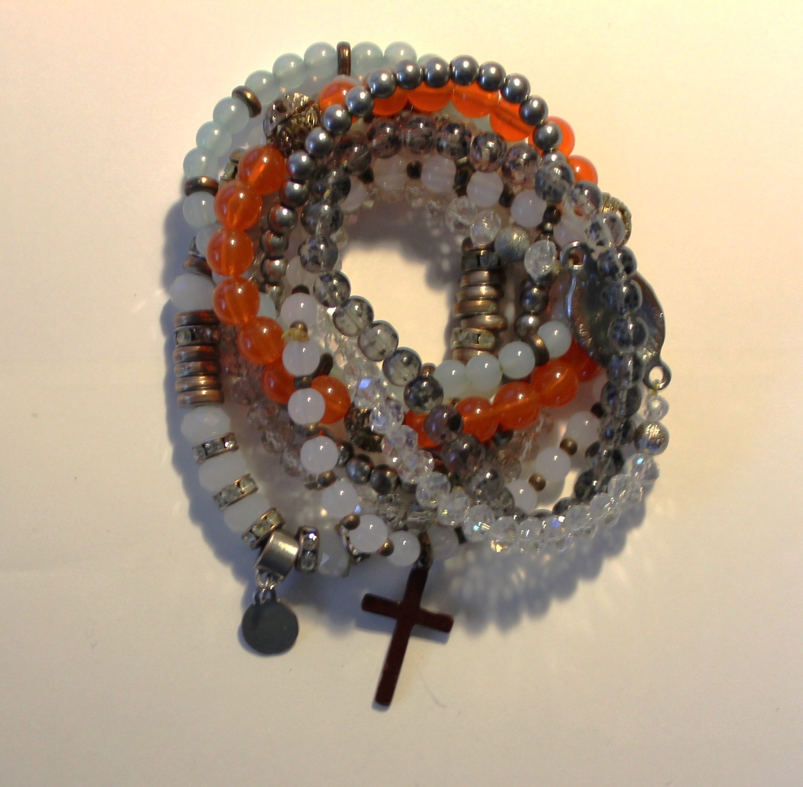 Stackable Beaded Bracelets Eight Assorted Fashion… - image 2