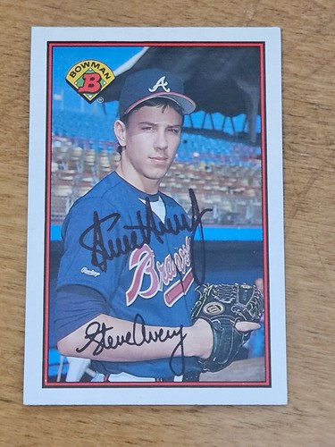 Steve Avery #268 1989 Bowman card