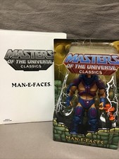 MOTUC 2011 MATTEL 6    MAN-E-FACES MASTERS OF UNIVERSE CLASSICS HE-MAN SEALED